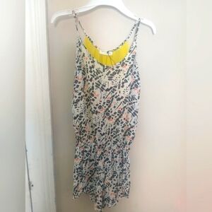 Zara W&B Collection Abstract Print Romper